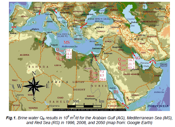 Brine dischage in Gulf